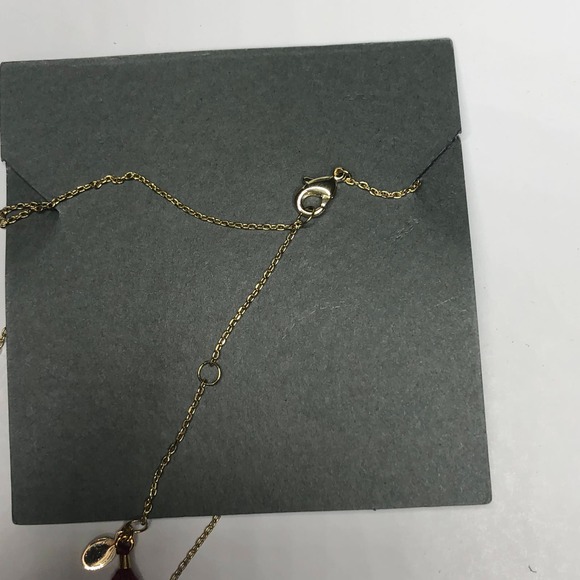 Shashi Necklace Gold Shell Delicate 18" New - Picture 5 of 5